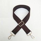 Solid color canvas cotton strap adjustable men's and women's bag strap, single shoulder crossbody long shoulder strap, women's bag accessories