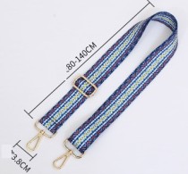 Colorful bag strap, shoulder strap, long shoulder strap, ethnic style fashion accessory strap, adjustable single shoulder crossbody strap