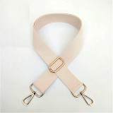 Solid color canvas cotton strap adjustable men's and women's bag strap, single shoulder crossbody long shoulder strap, women's bag accessories