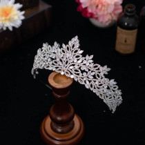 Alloy Crystal Crown Wedding Ball Party Bridal Crown