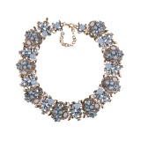 Fashionable and creative crystal gemstone necklace