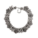 Fashionable and creative crystal gemstone necklace