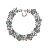 Fashionable and creative crystal gemstone necklace