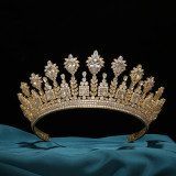 Alloy Crystal Crown Wedding Ball Party Bridal Crown