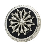 12mm snap button Metal circular flower button
