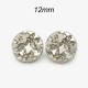 12mm snap button with concave and convex surfaces on playing cards