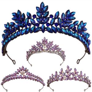 European and American Bridal Crown - Wholesale of Colorful Crystal Diamond Princess Headbands, Wedding Party Clothing and Accessories