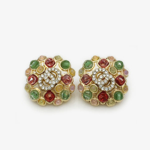 20mm metal snap button Advanced colored gold round