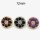 12mm metal snap button Red Purple Black flower