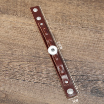Handmade genuine leather bracelet fit 20mm snap button jewelry