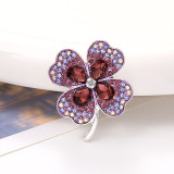 New 20mm snap button  Crystal Clover DIY Jewelry