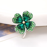 New 20mm snap button  Crystal Clover DIY Jewelry