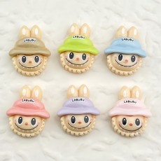 12MM Snap Button Cartoon Emoji Cream Gel Resin DIY