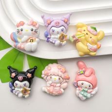 20MM snap button Melody Concert Resin Cute Cartoon DIY Jewelry