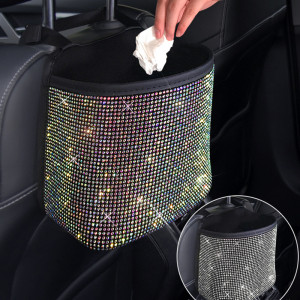 Crystal car storage bag, mesh bag, multifunctional storage universal