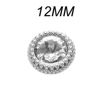12mm snap button  metal rhinestone