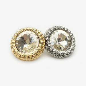 20mm snap button  metal rhinestone