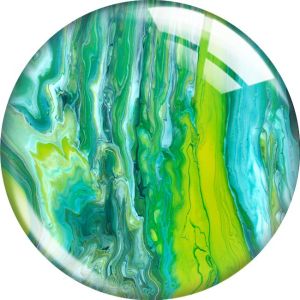 20MM 10pcs/lot  colored stone Print glass snap button charms