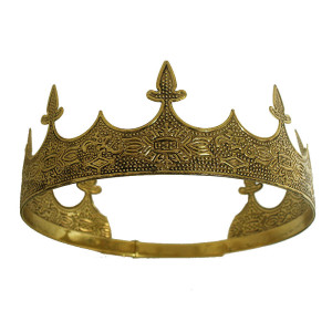 Men's Party Crown Gold King Crown Crown Wedding Birthday