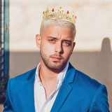Alloy Crystal Crown Men's Birthday Party Men's Crown