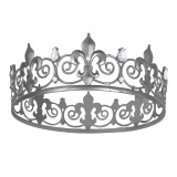 Alloy Crystal Crown Men's Birthday Party Men's Crown