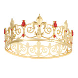 Alloy Crystal Crown Men's Birthday Party Men's Crown