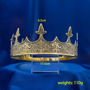 Royal Men's Crown Prince Crown Crown Wedding Birthday Ball Party