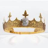 Royal Men's Crown Prince Crown Crown Wedding Birthday Ball Party