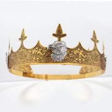 Royal Men's Crown Prince Crown Crown Wedding Birthday Ball Party