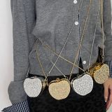 Mini rhinestone acrylic small bag, fashionable and versatile diagonal cross bag
