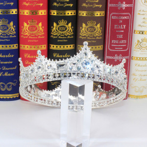 Men's Crown Headwear crystal Crown Prince Retro Palace Birthday