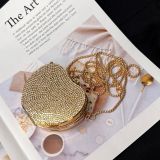 Mini rhinestone acrylic small bag, fashionable and versatile diagonal cross bag