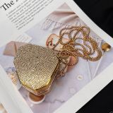 Mini rhinestone acrylic small bag, fashionable and versatile diagonal cross bag