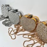 Mini rhinestone acrylic small bag, fashionable and versatile diagonal cross bag