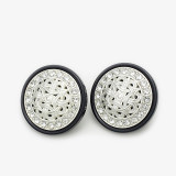 20mm snap button metal  Vintage rhinestone