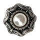 20mm snap button metal  pearl