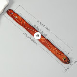 20mm snap button bracelet  retro men's cowhide bracelet