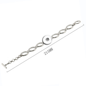 20mm snap button Stainless steel 316L bracelet, titanium steel OT buckle bracelet