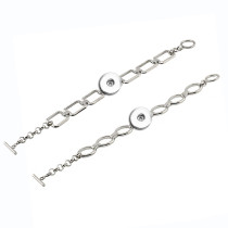 20mm snap button Stainless steel 316L bracelet, titanium steel OT buckle bracelet