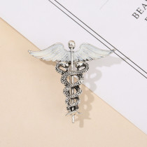 Anti war emblem brooch retro pin high-end metal badge