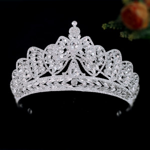 Beautiful bride headpiece, crystal bow, bride's crown, hair accessory