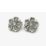 20mm snap button metal rhinestone Golden Silver Flower Pearl Snowflake love