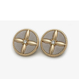 20mm snap button metal rhinestone Golden Silver Flower Pearl Snowflake love