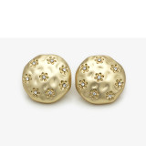 20mm snap button metal rhinestone Golden Silver Flower Pearl Snowflake love