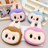 New labubu Zero Wallet Large Cartoon Cute Storage Crossbody Bag Hot Selling Wholesale silicone
