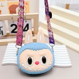 New labubu Zero Wallet Large Cartoon Cute Storage Crossbody Bag Hot Selling Wholesale silicone