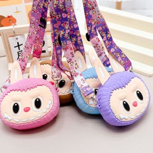 New labubu Zero Wallet Large Cartoon Cute Storage Crossbody Bag Hot Selling Wholesale silicone