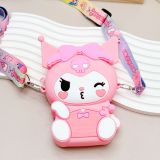 New labubu Zero Wallet Large Cartoon Cute Storage Crossbody Bag Hot Selling Wholesale silicone