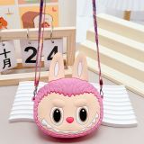 New labubu Zero Wallet Large Cartoon Cute Storage Crossbody Bag Hot Selling Wholesale silicone