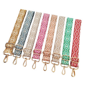 New diamond shaped wide shoulder bag accessories, single shoulder diagonal long shoulder strap